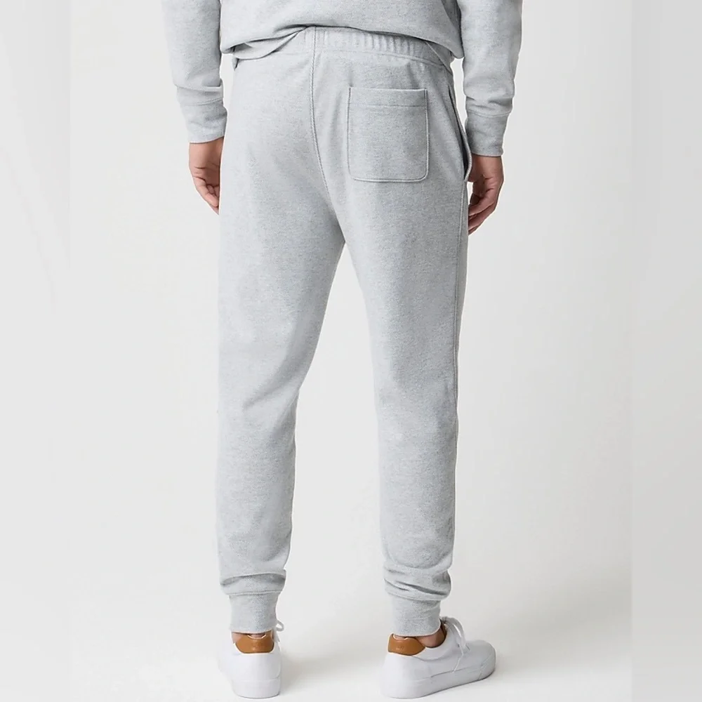 NWT J. Crew Men’s Double-knit sweatpant Heathered Grey Size Large